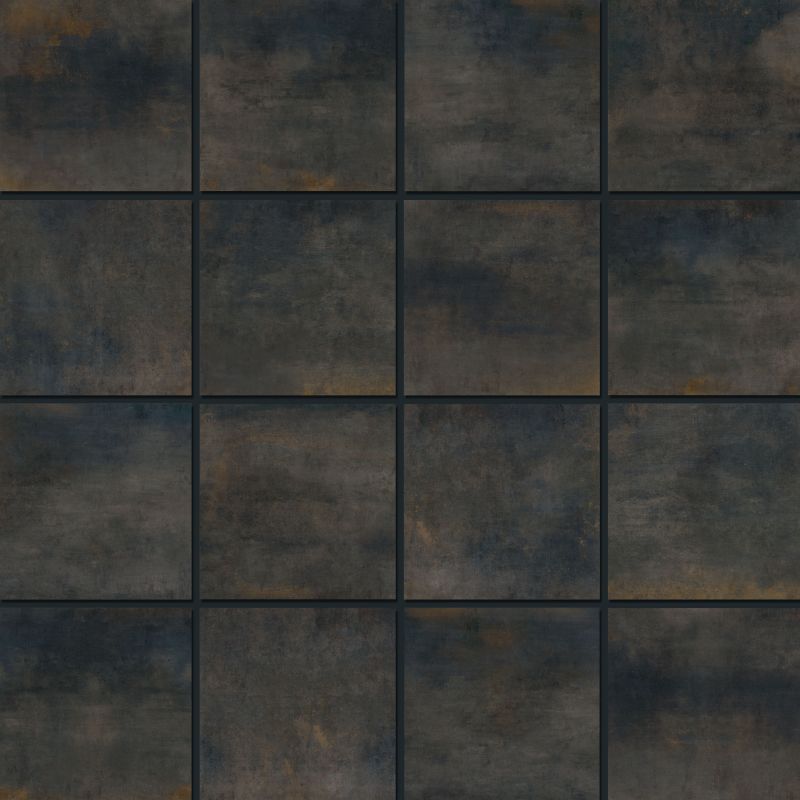 Mosaic 7,2x7,2 Shabby Black